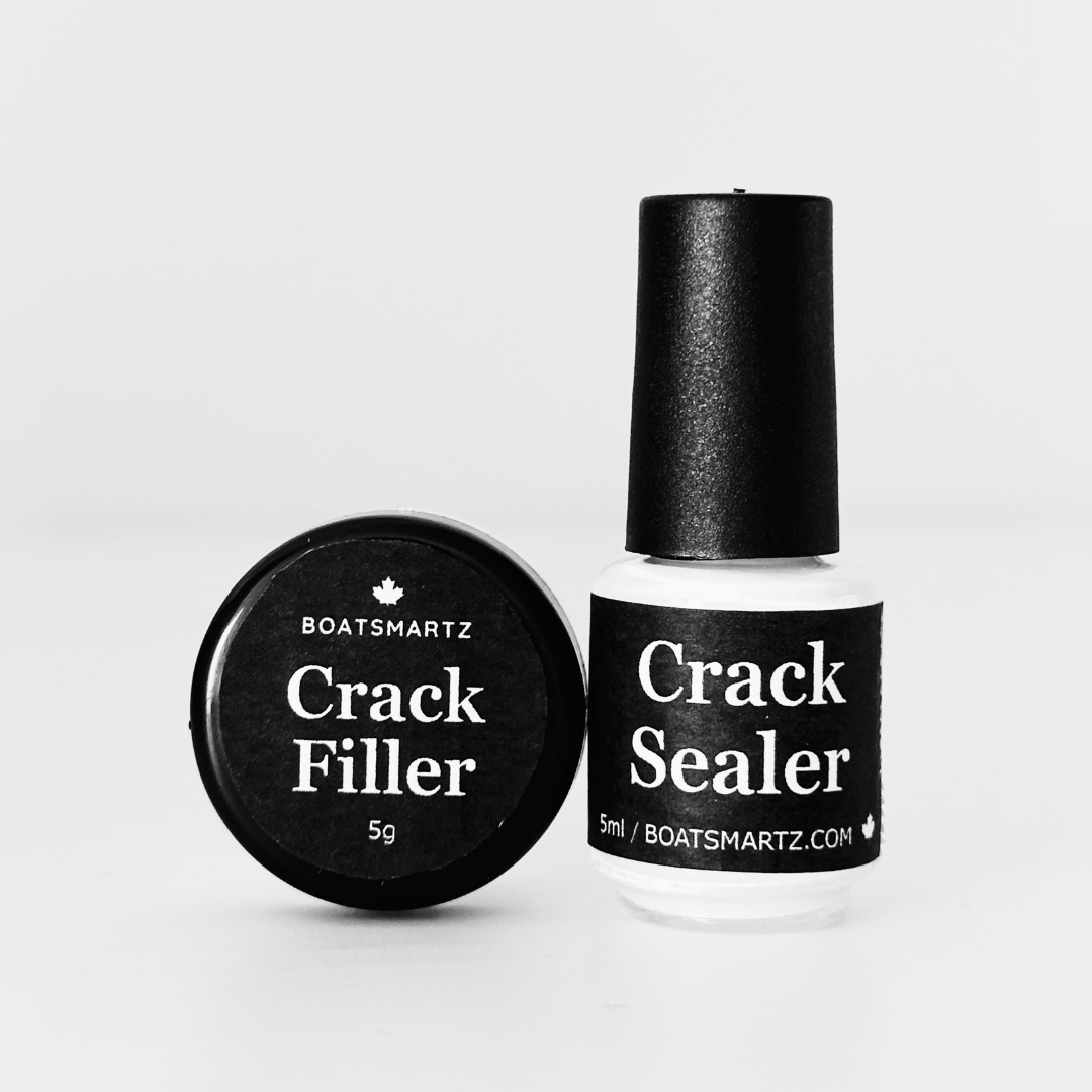 Mini Gel Coat Crack Filler Repair Kit for Boats - DIY gelcoat crack repair on fiberglass boat